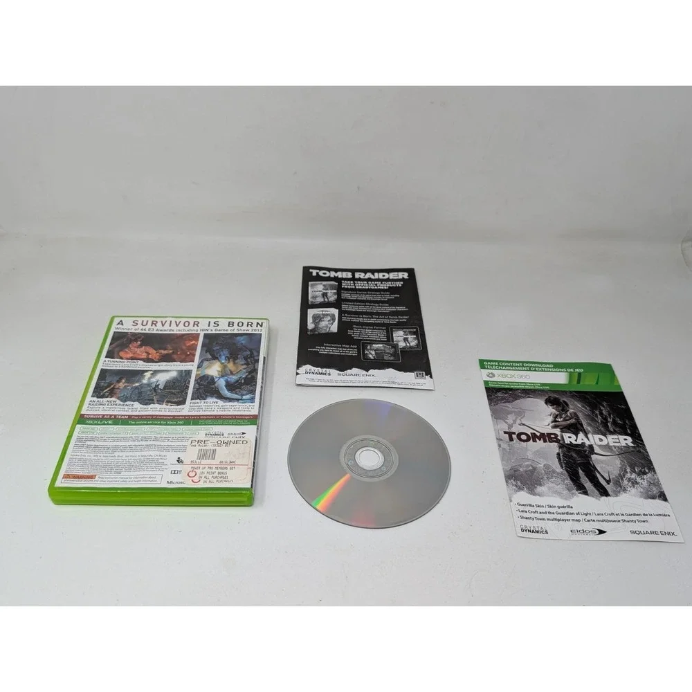Tomb Raider Xbox 360 2013 Complete CIB Tested Walmart‎ Exclusive Variant